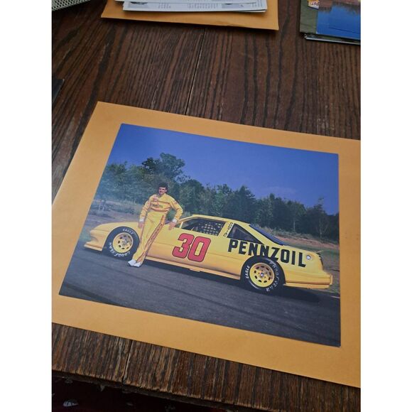 Vintage Michael Waltrip Pennzoil 30 Driver Card Bahari Racing NASCAR Winston Cup - Picture 1 of 2